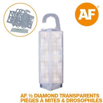 AF® 1/2 DIAMOND PIÈGES À MITES TRANSPARENTS (x50)