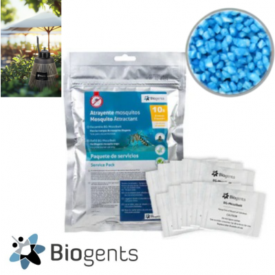 BIOGENTS BG-MOZZIBAIT ATTRACTIF 2 MOIS KIT DE 10
