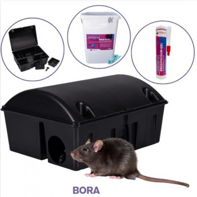 BORA POSTE RATS SECURISÉ GRANDE CAPACITÉ (x8)