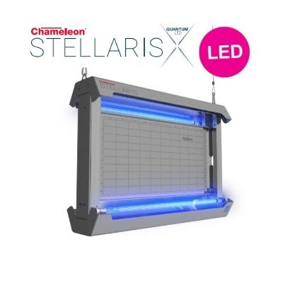 CHAMELEON® STELLARIS  X LED INOX DESTRUCTEUR D'INSECTES VOLANTS PESTWEST®