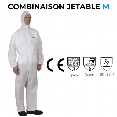 COMBINAISONS JETABLES BASICLEAN CONFORT T2/M (X10)