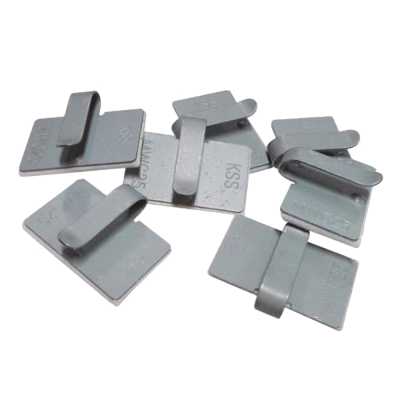 CROCHETS AUTOCOLLANTS EN ALUMINIUM (x100)