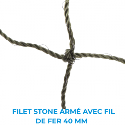 FILETS ARMÉS AVEC TRAME EN INOX 40MM SUR DEVIS