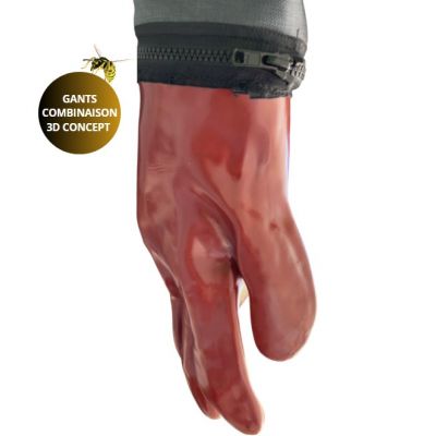 GANTS DE RECHANGE POUR COMBINAISON GUÊPES FRELONS 3D CONCEPT
