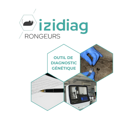 IZIDIAG KIT DIAGNOSTIC GÉNÉTIQUE RONGEURS (x1)