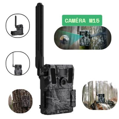 M15 CAMÉRA DE SURVEILLANCE CELLULAIRE 4G sur commande