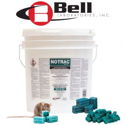 NOTRAC® BLOX  BLOCS 28G TROUÉS SEAU DE 8KG 50PPM