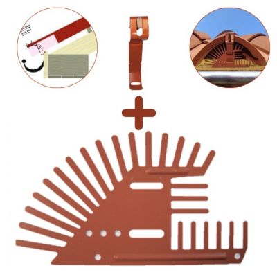 OBTURATEUR DE TUILES GRILLE + CLIPS (x50)