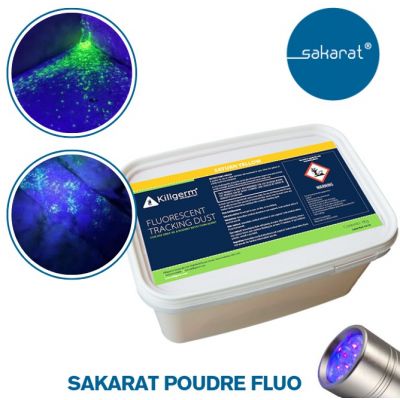 SAKARAT® TRACKING DUST POUDRE DE PISTE FLUORESCENTE SEAU D'1KG
