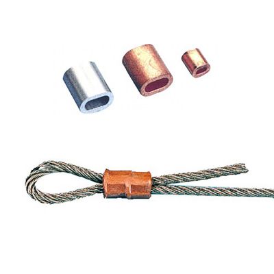 MANCHONS DE SERRAGE POUR CÂBLE DE 2 MM (x100)