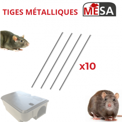 TIGES APPÂTS ACIER MESA (x10)