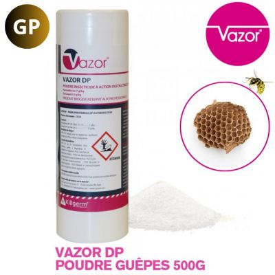 VAZOR® DP POUDRE GUÊPES FRELONS 500G  (x12)
