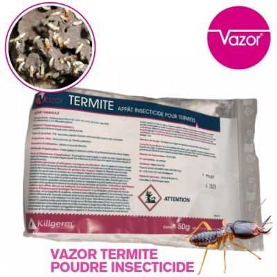VAZOR® TERMITES POUDRE TERMICIDE SACHETS DE 50G (x10)